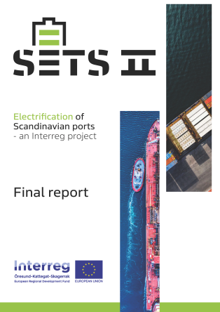 Frontpage of the report: Electrification of Scandinavian Ports
