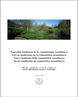 The frontpage shows the title of the anthology and the name of the editors. The frontpage also includes a picture of Aarhus University campus park.