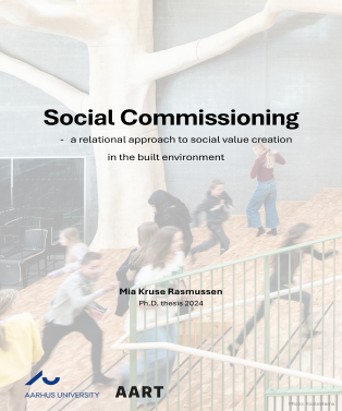 The frontpage of the dissertation features the title and author as well as a photo of some running kids.
